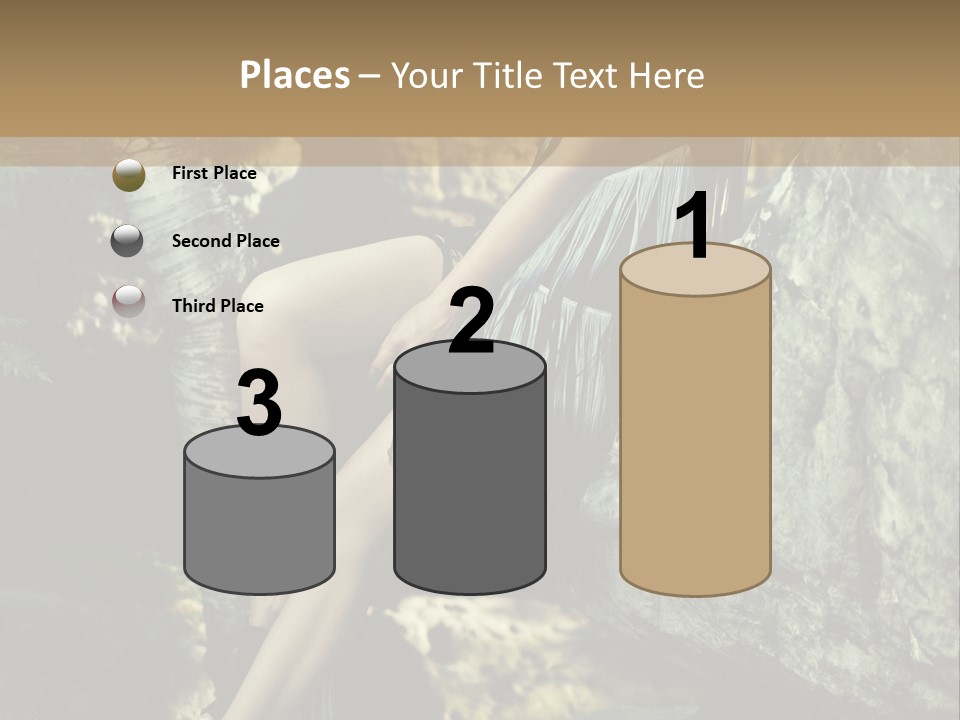 Elegant Hair Girl PowerPoint Template