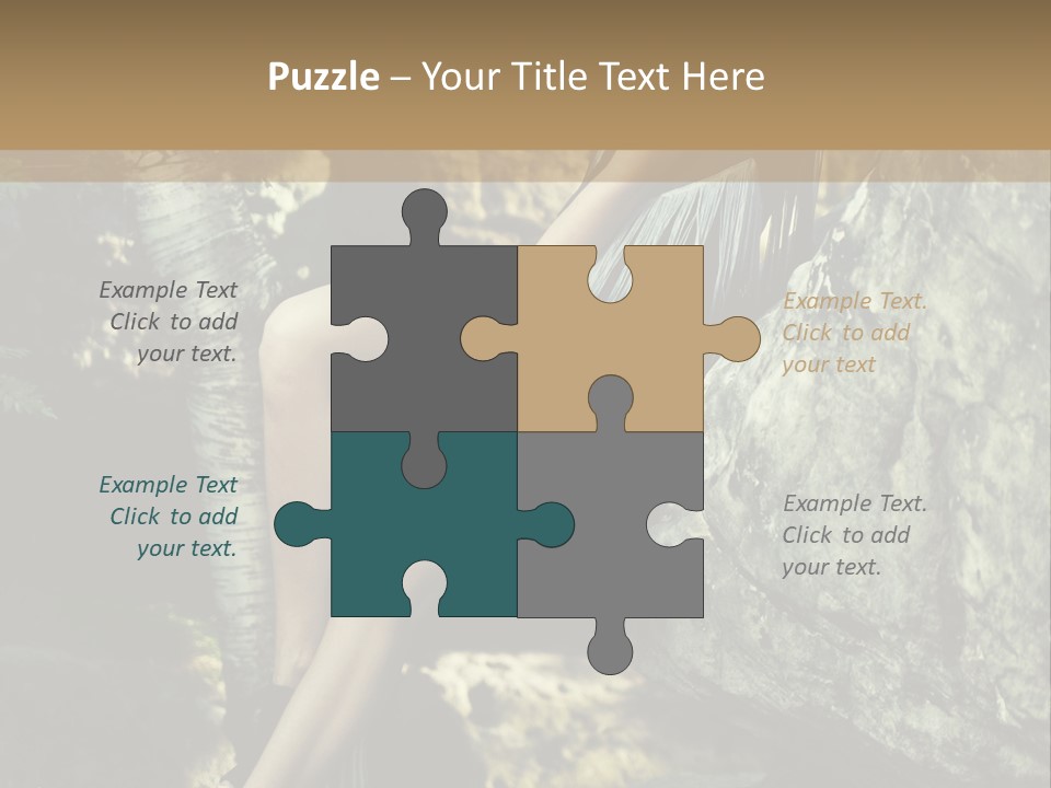 Elegant Hair Girl PowerPoint Template