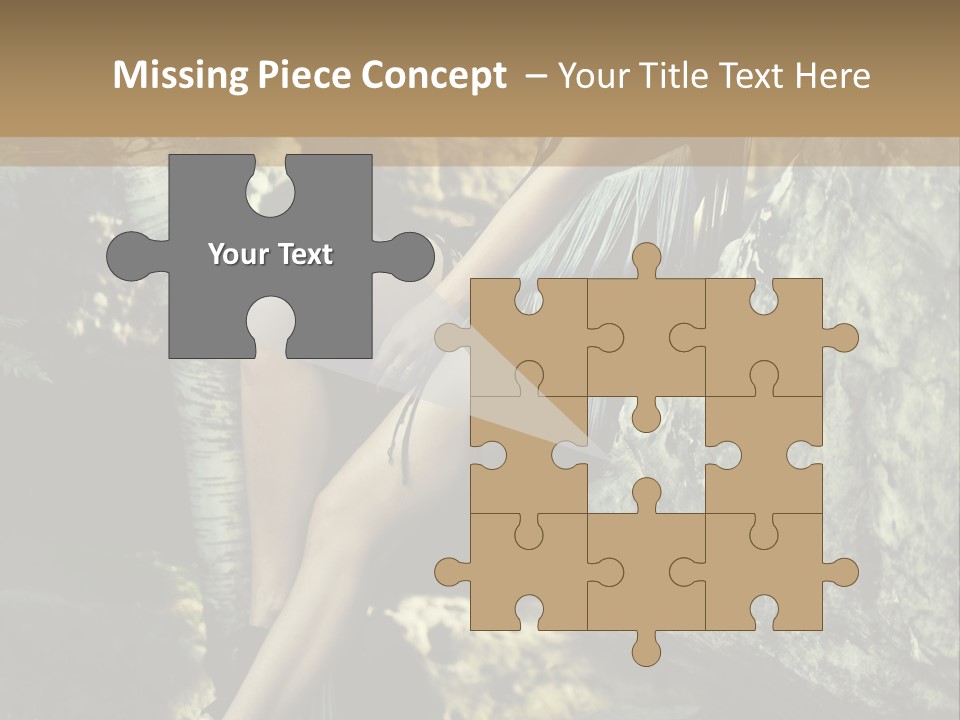 Elegant Hair Girl PowerPoint Template