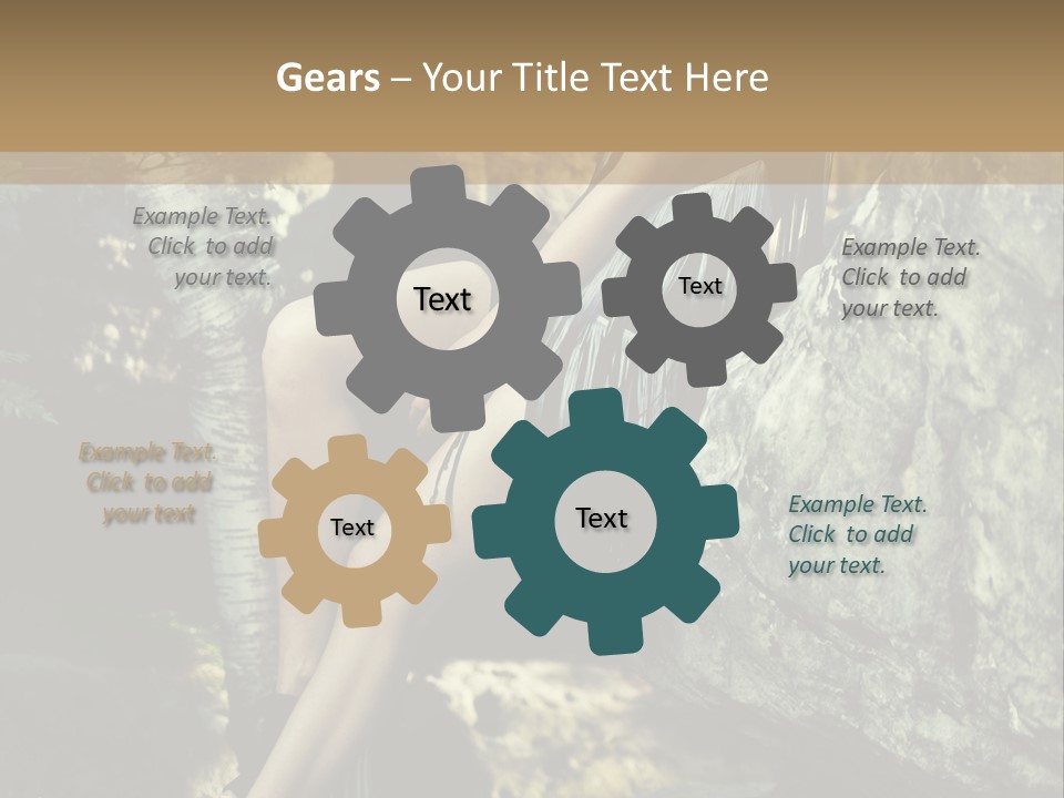 Elegant Hair Girl PowerPoint Template