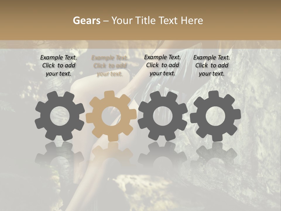 Elegant Hair Girl PowerPoint Template