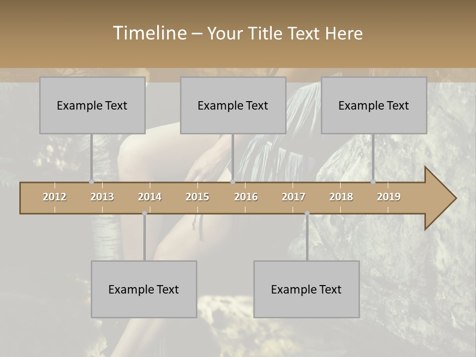 Elegant Hair Girl PowerPoint Template