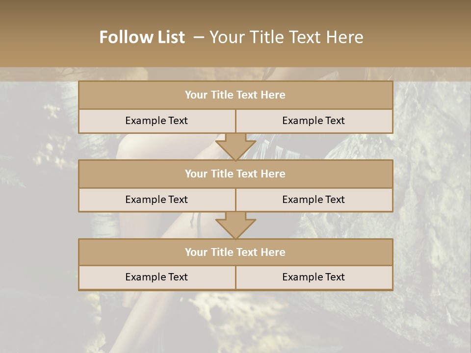 Elegant Hair Girl PowerPoint Template