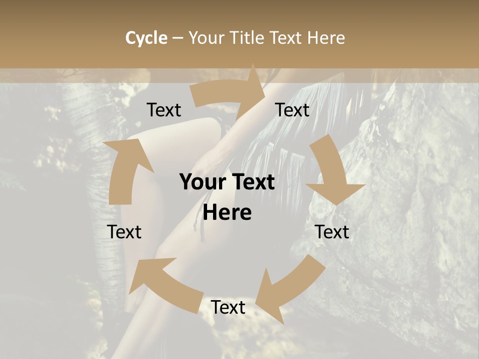 Elegant Hair Girl PowerPoint Template