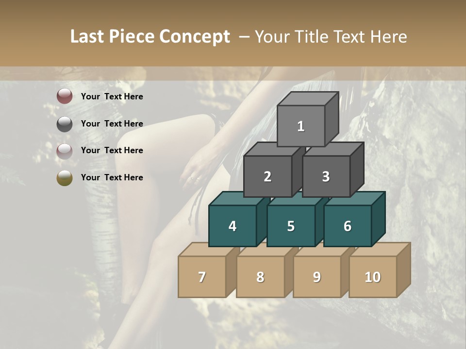 Elegant Hair Girl PowerPoint Template