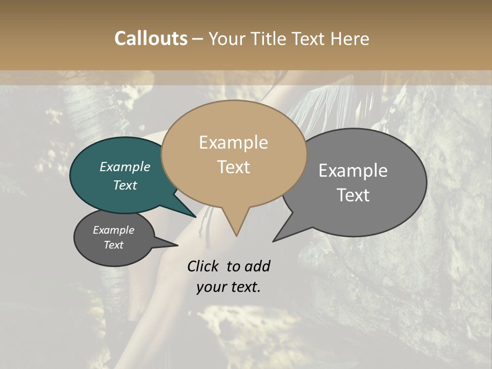 Elegant Hair Girl PowerPoint Template