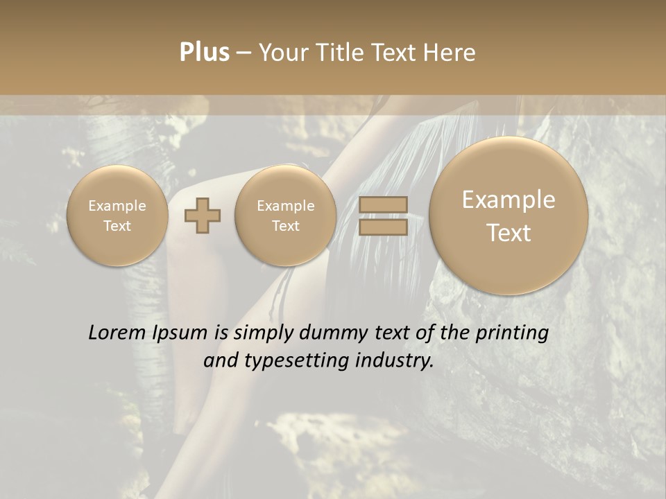 Elegant Hair Girl PowerPoint Template