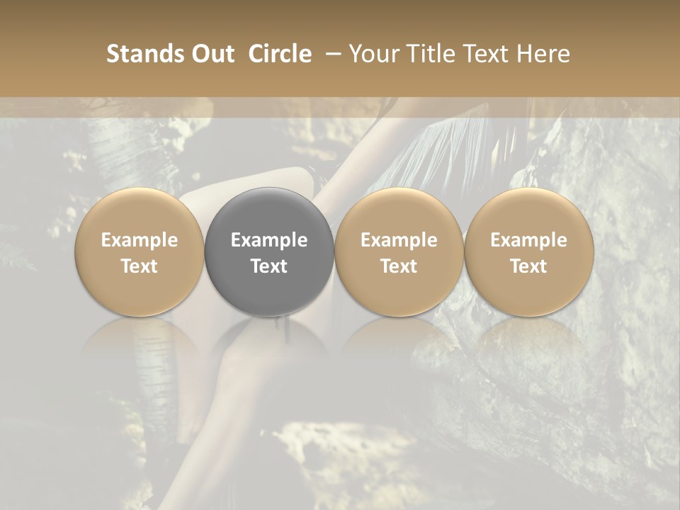 Elegant Hair Girl PowerPoint Template