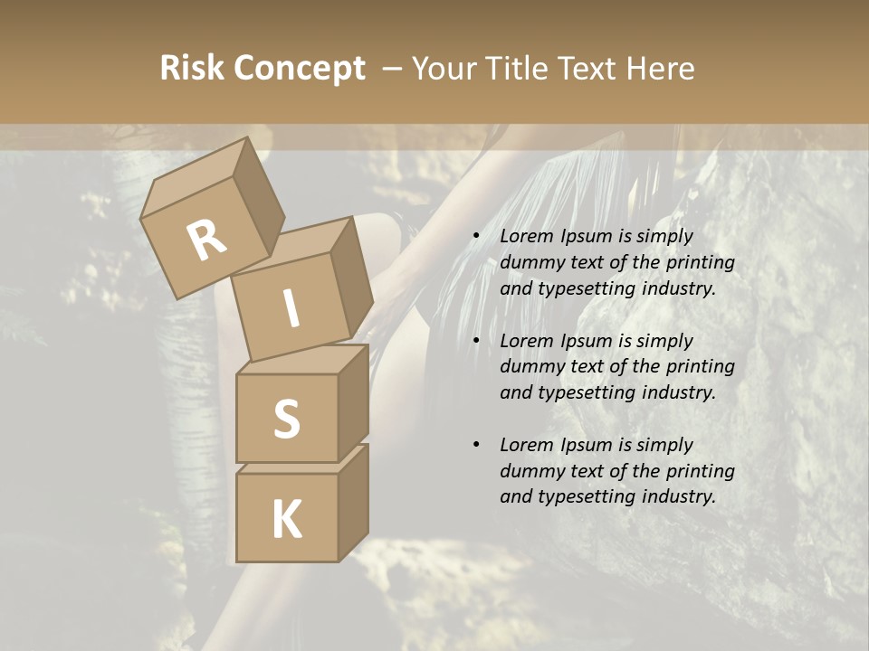 Elegant Hair Girl PowerPoint Template