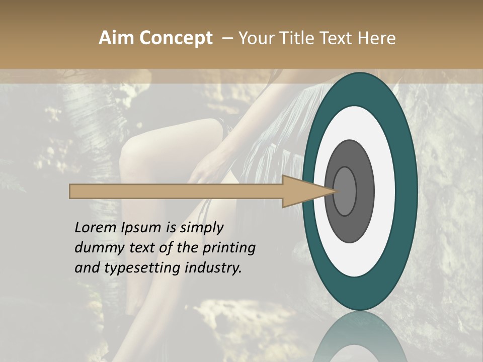 Elegant Hair Girl PowerPoint Template