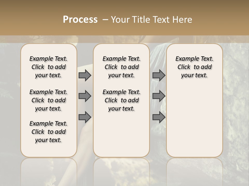 Elegant Hair Girl PowerPoint Template