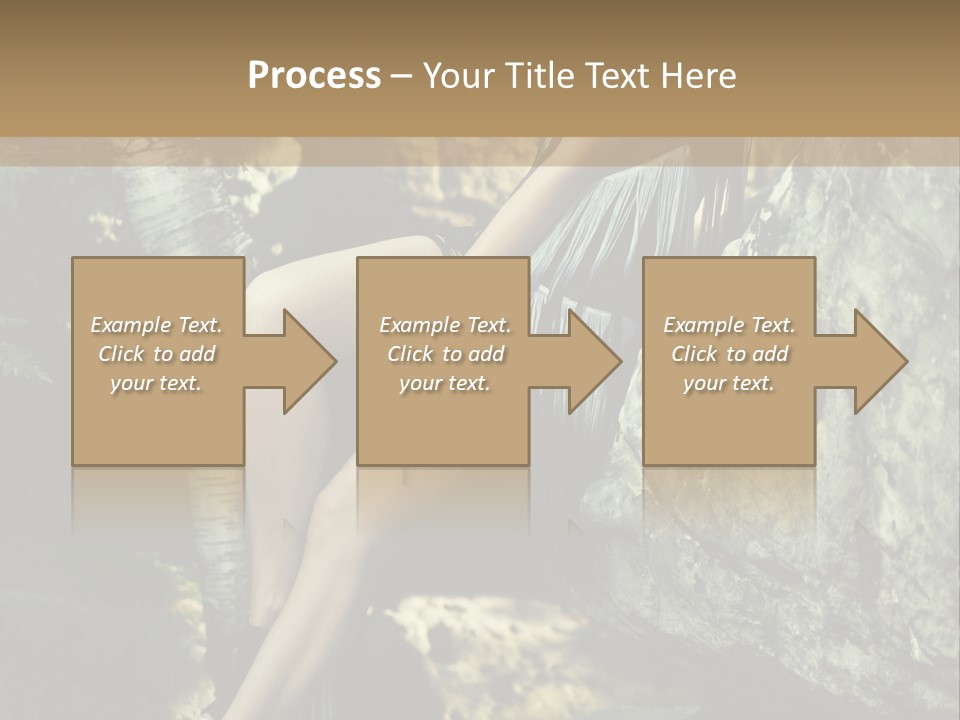 Elegant Hair Girl PowerPoint Template