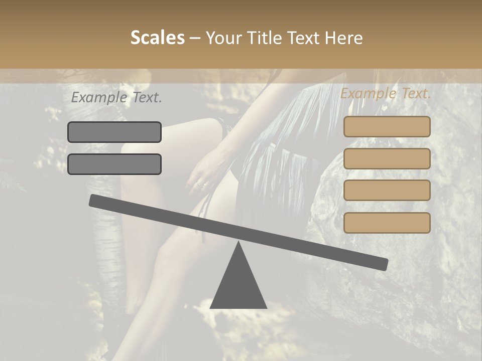 Elegant Hair Girl PowerPoint Template