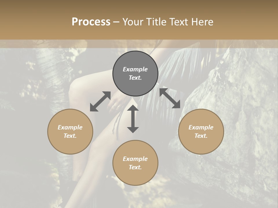 Elegant Hair Girl PowerPoint Template