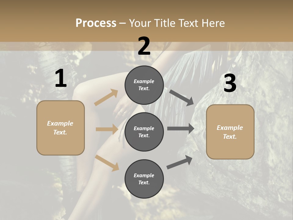 Elegant Hair Girl PowerPoint Template