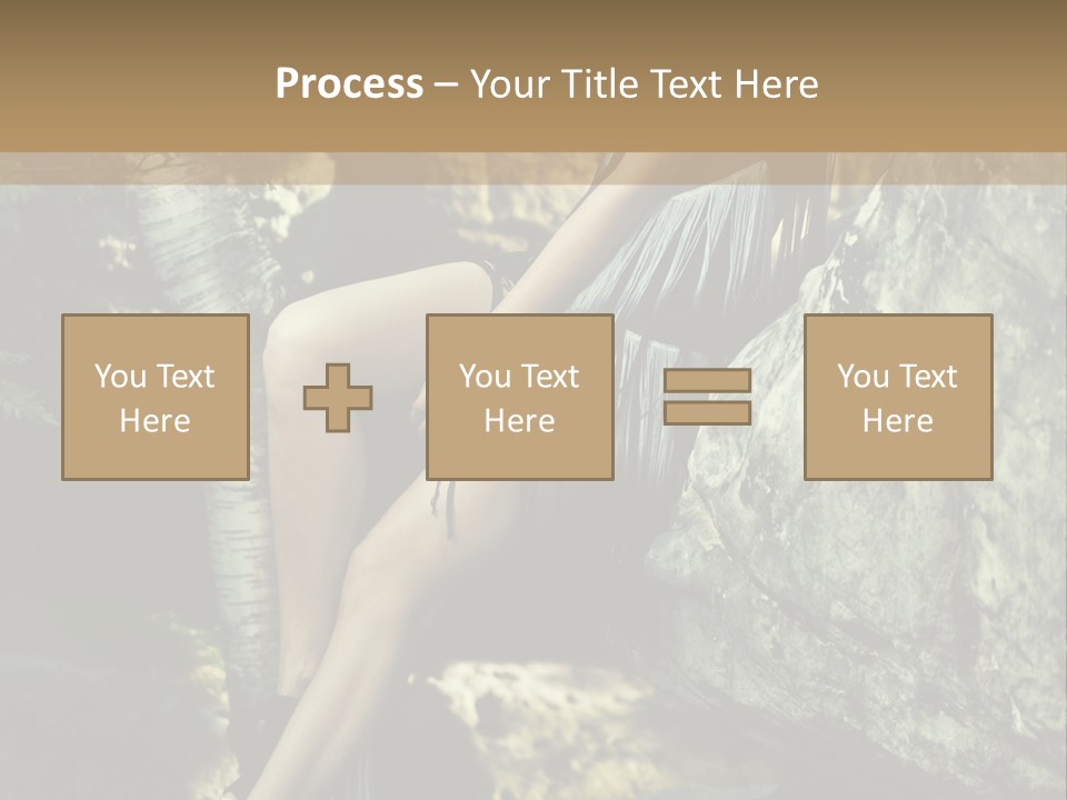Elegant Hair Girl PowerPoint Template