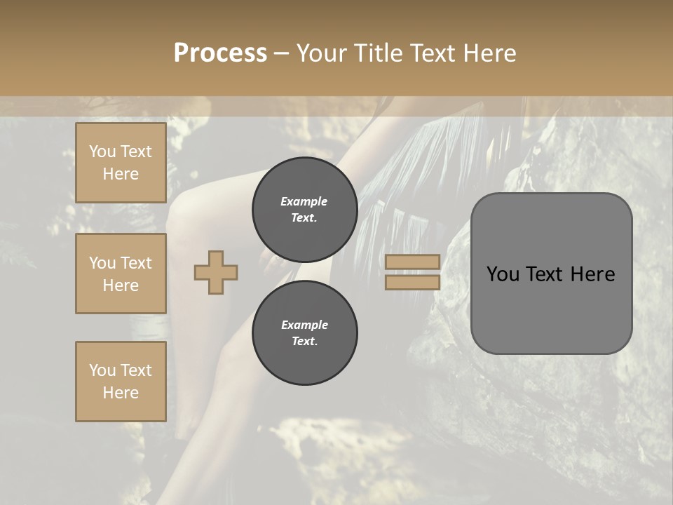 Elegant Hair Girl PowerPoint Template