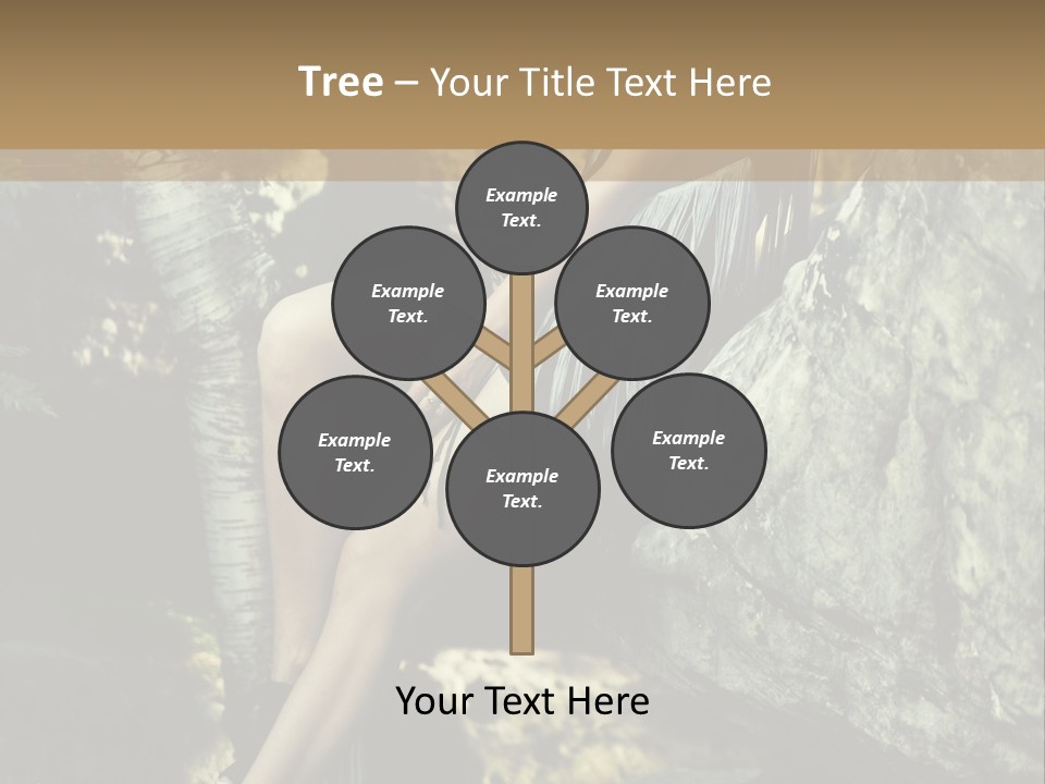 Elegant Hair Girl PowerPoint Template