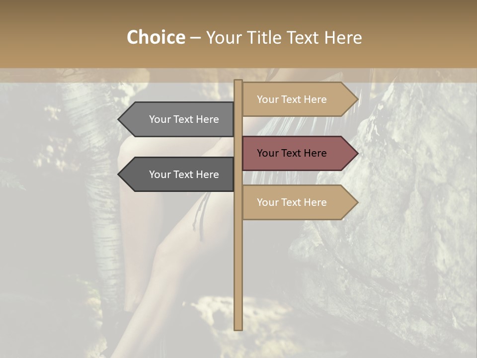 Elegant Hair Girl PowerPoint Template