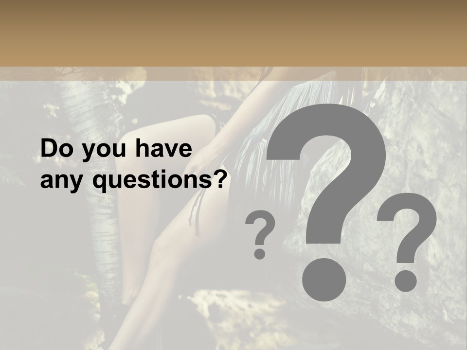 Elegant Hair Girl PowerPoint Template