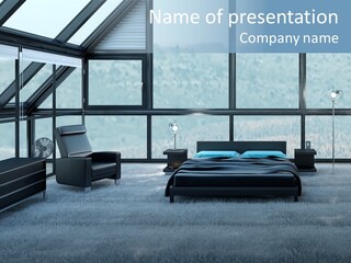 Rich Background Room PowerPoint Template