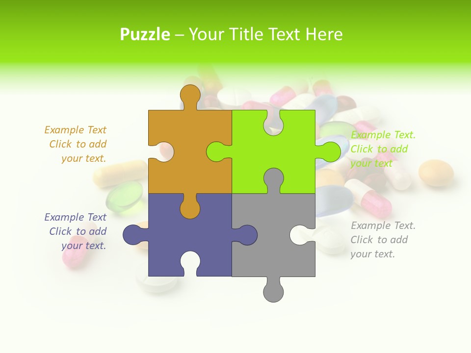 Sick Medications Vitamin PowerPoint Template