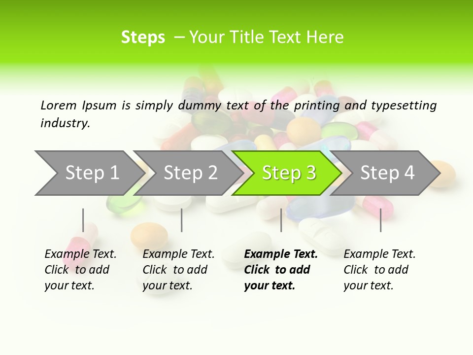 Sick Medications Vitamin PowerPoint Template