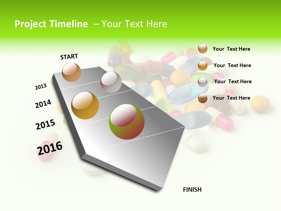 Sick Medications Vitamin PowerPoint Template