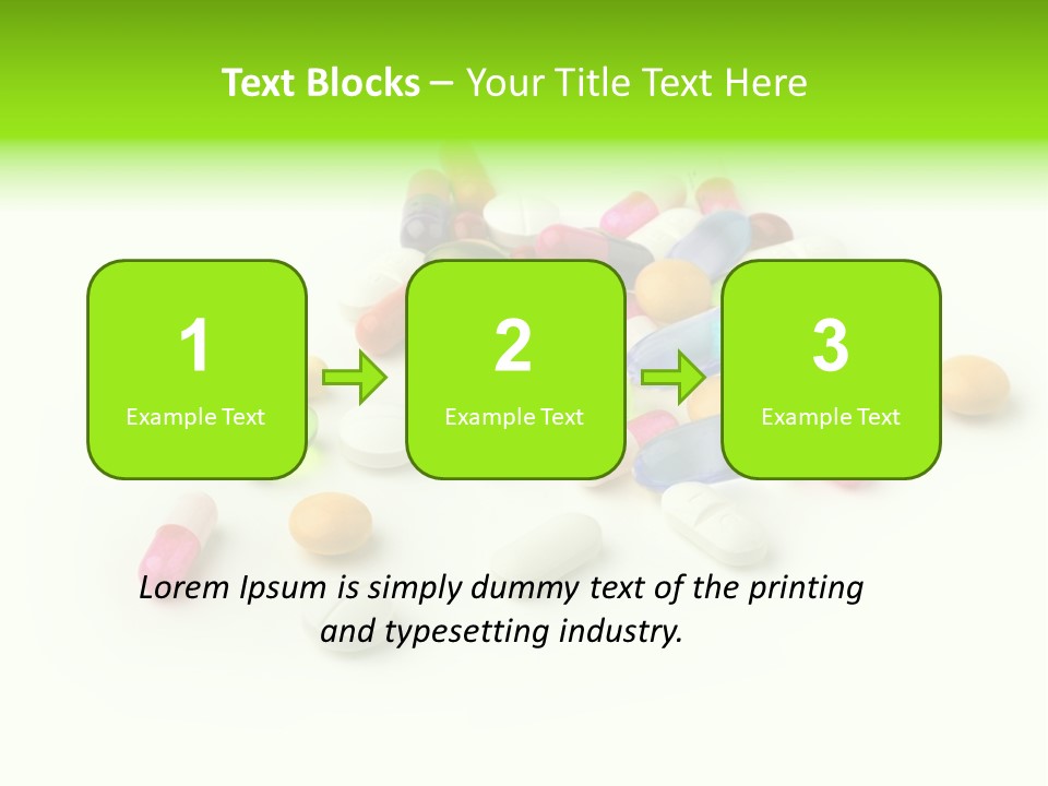 Sick Medications Vitamin PowerPoint Template