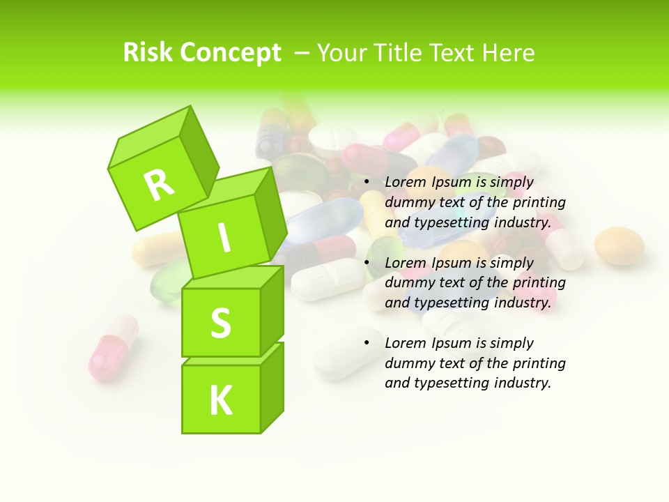 Sick Medications Vitamin PowerPoint Template