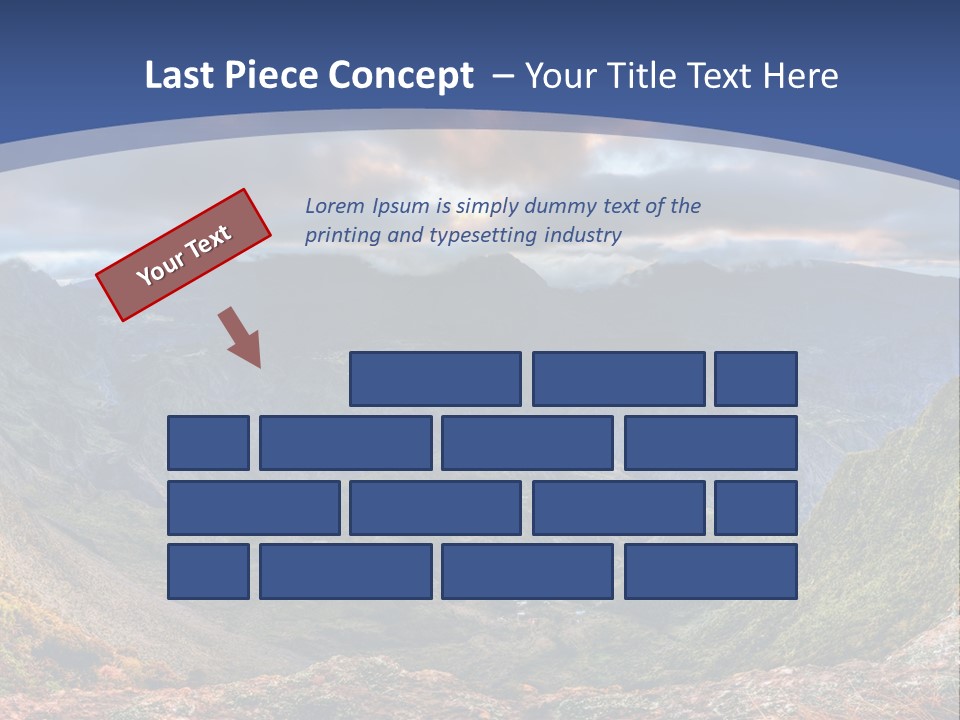 Village Touristy Sky PowerPoint Template
