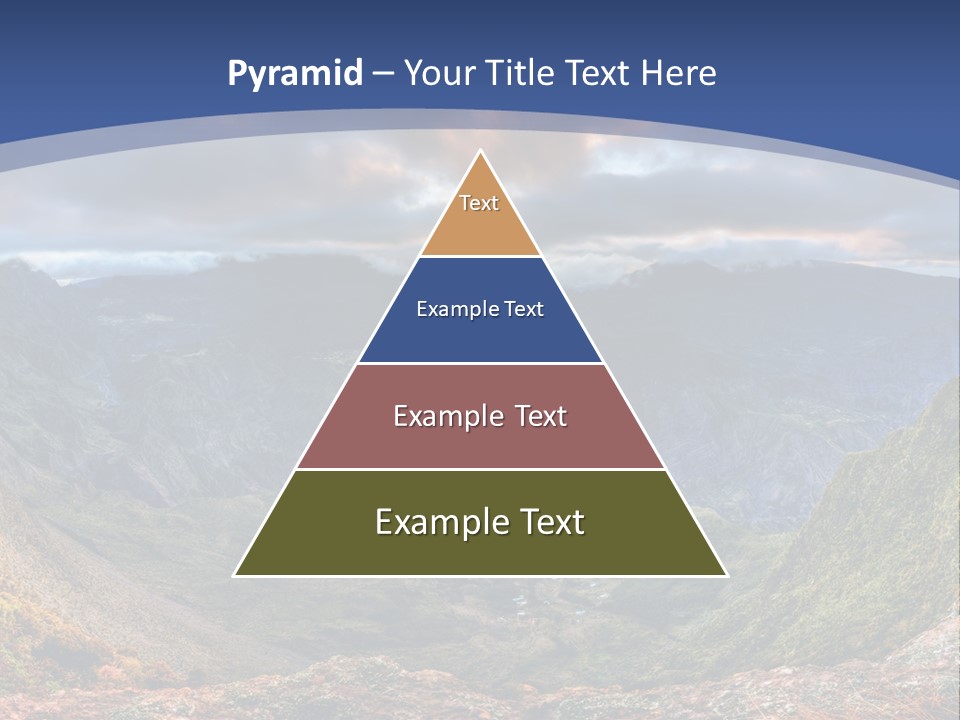 Village Touristy Sky PowerPoint Template