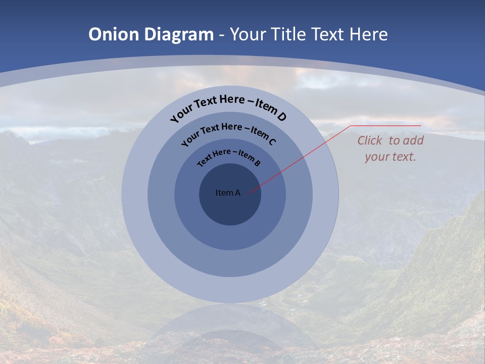 Village Touristy Sky PowerPoint Template