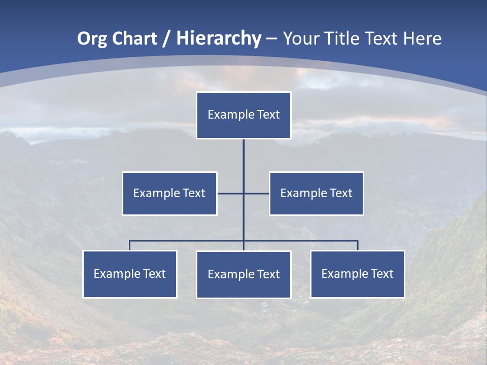 Village Touristy Sky PowerPoint Template