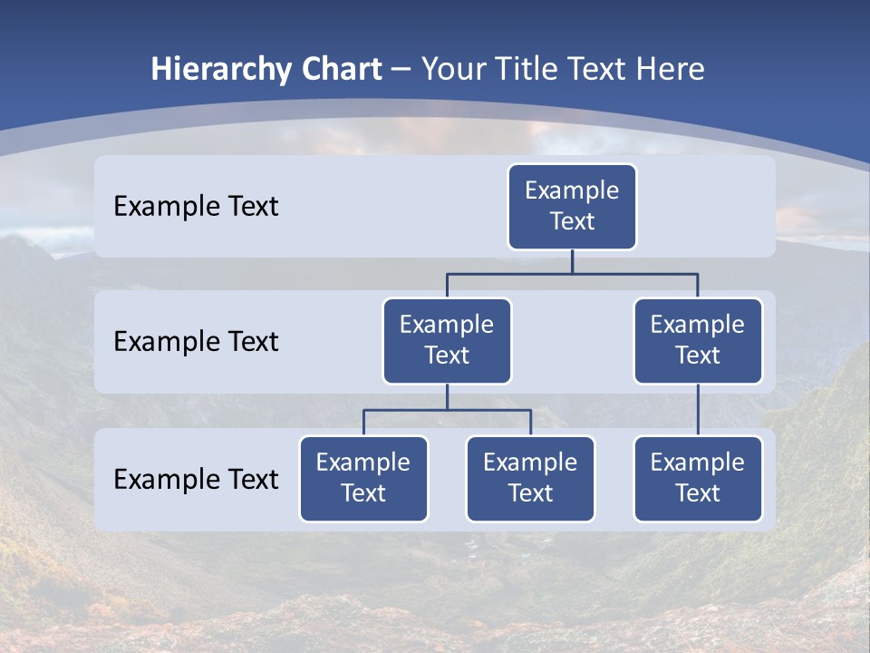 Village Touristy Sky PowerPoint Template