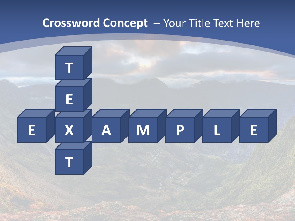 Village Touristy Sky PowerPoint Template