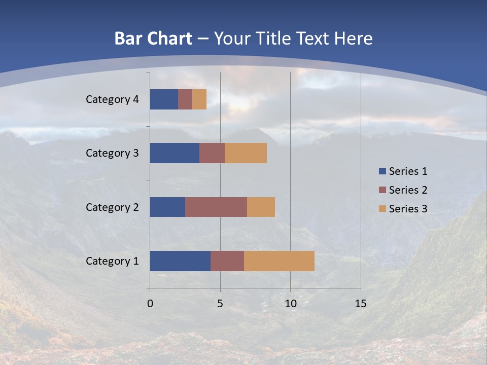 Village Touristy Sky PowerPoint Template