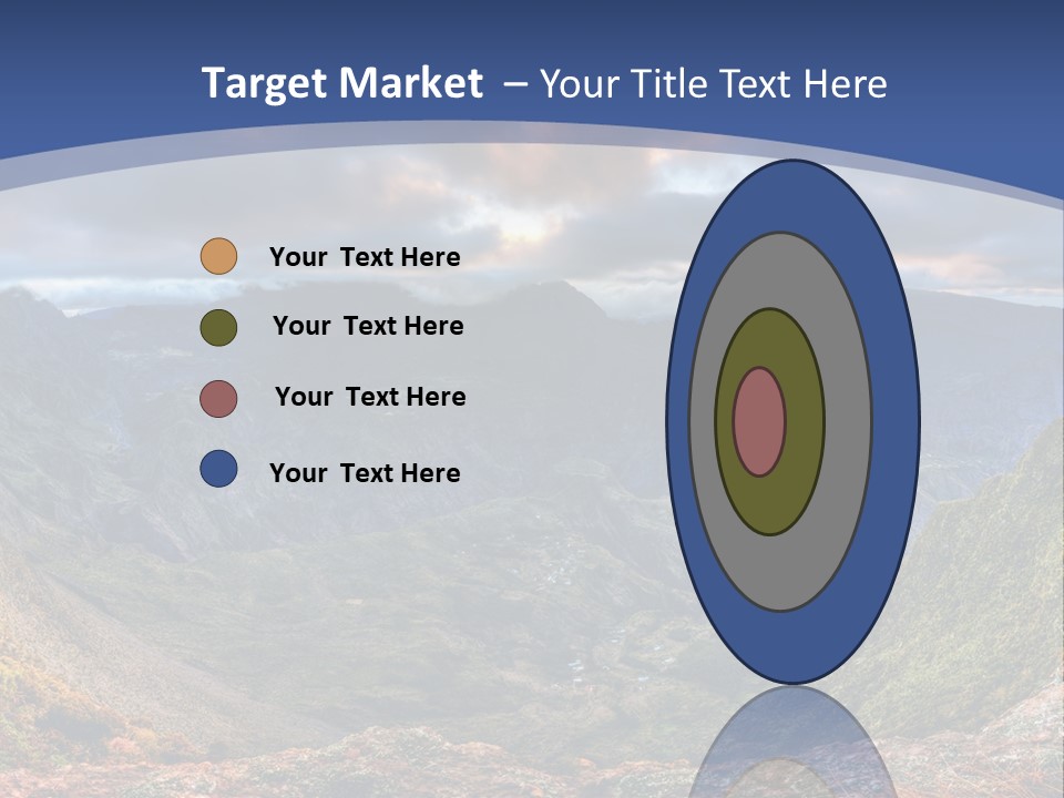 Village Touristy Sky PowerPoint Template