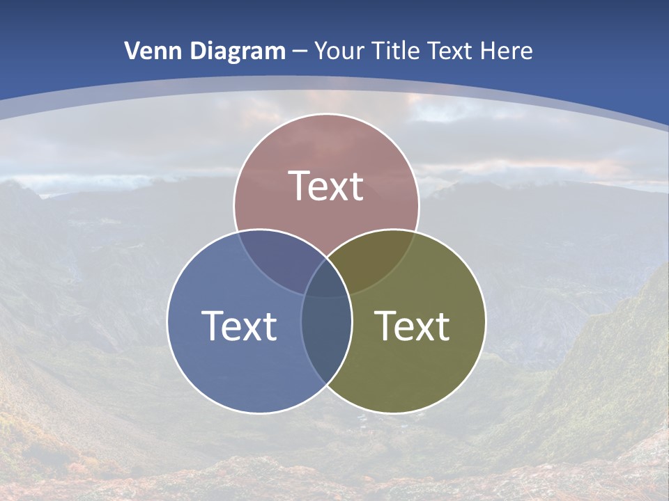 Village Touristy Sky PowerPoint Template