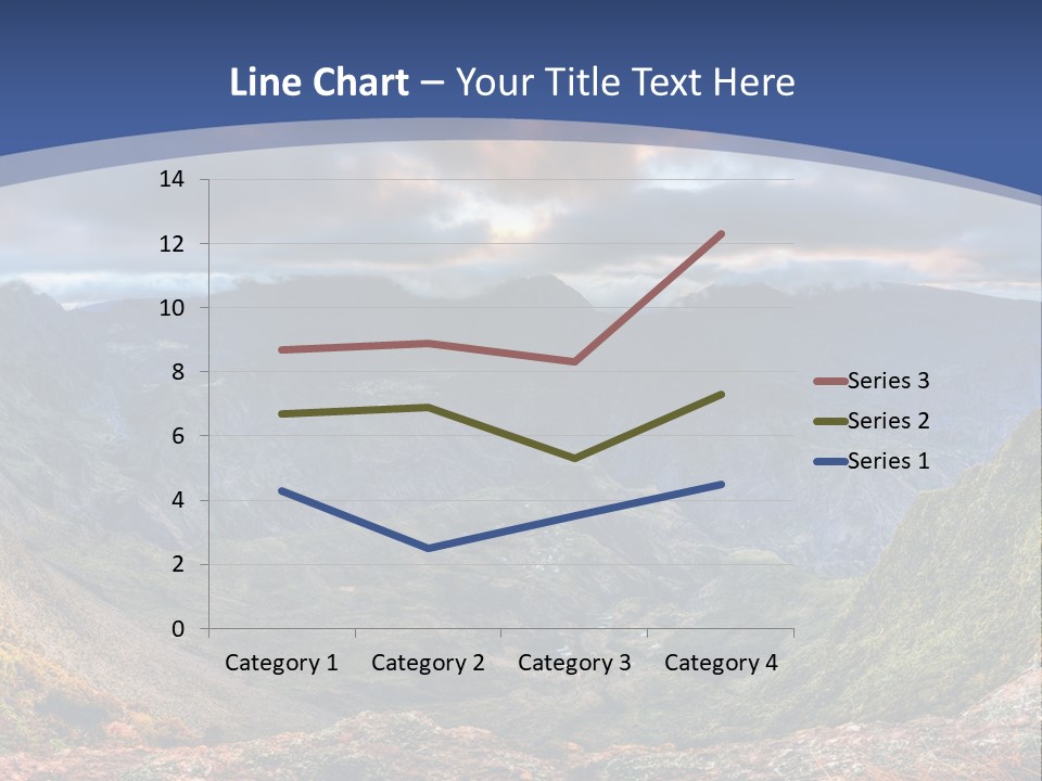 Village Touristy Sky PowerPoint Template