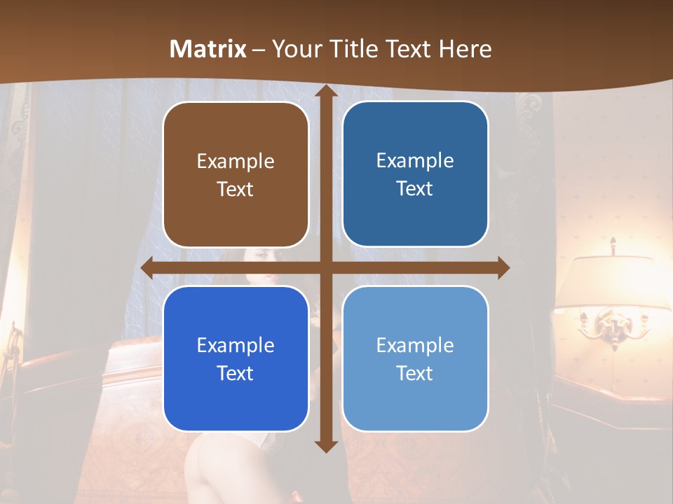 Beauty Bra Lacy PowerPoint Template