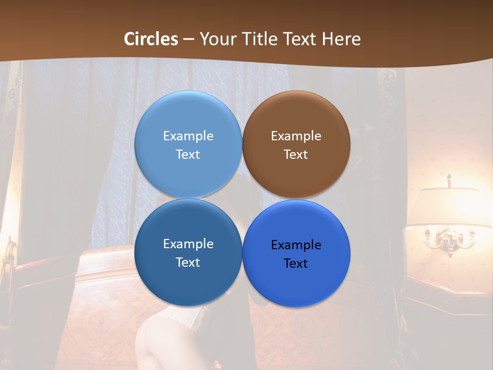 Beauty Bra Lacy PowerPoint Template