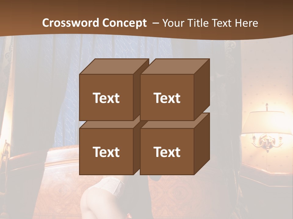 Beauty Bra Lacy PowerPoint Template