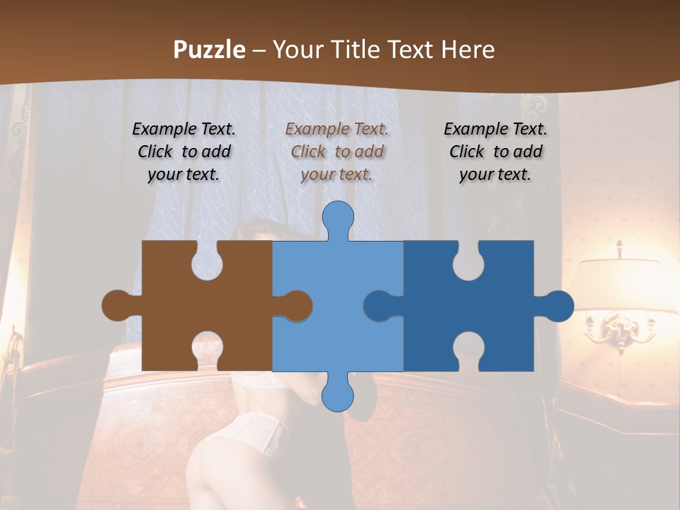 Beauty Bra Lacy PowerPoint Template