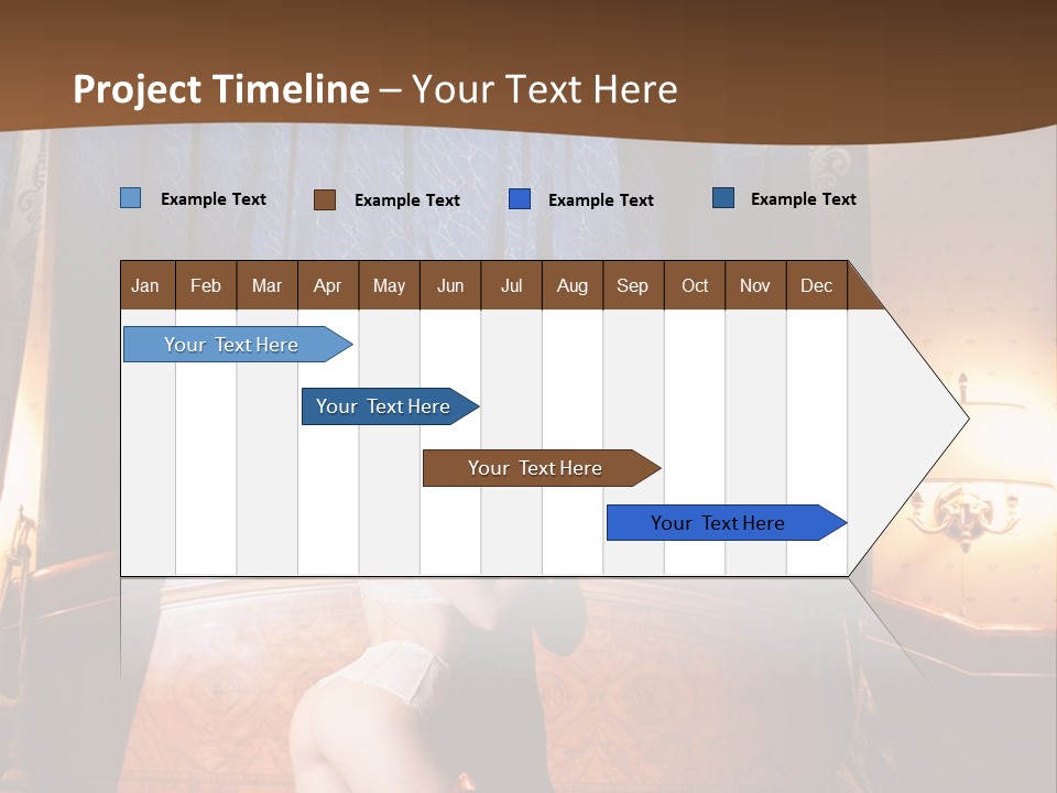 Beauty Bra Lacy PowerPoint Template