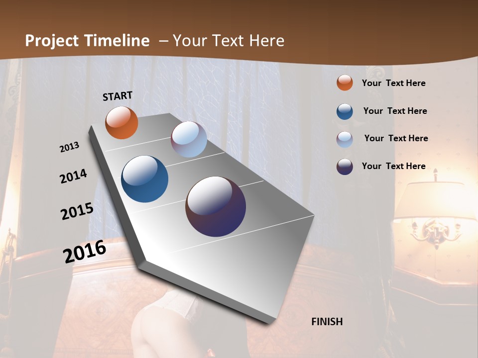 Beauty Bra Lacy PowerPoint Template