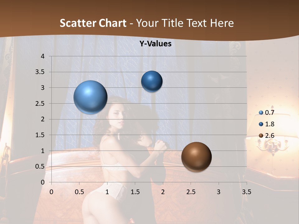 Beauty Bra Lacy PowerPoint Template