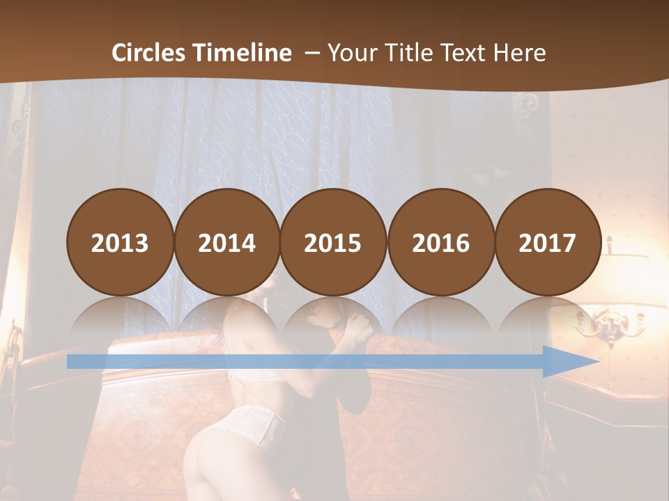 Beauty Bra Lacy PowerPoint Template