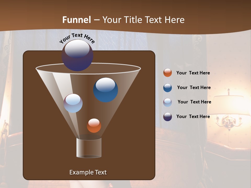 Beauty Bra Lacy PowerPoint Template