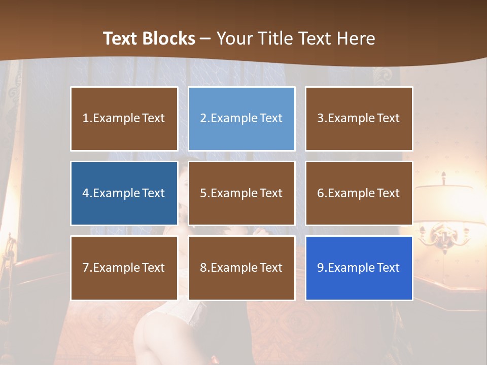 Beauty Bra Lacy PowerPoint Template